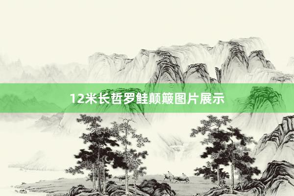 12米长哲罗鲑颠簸图片展示